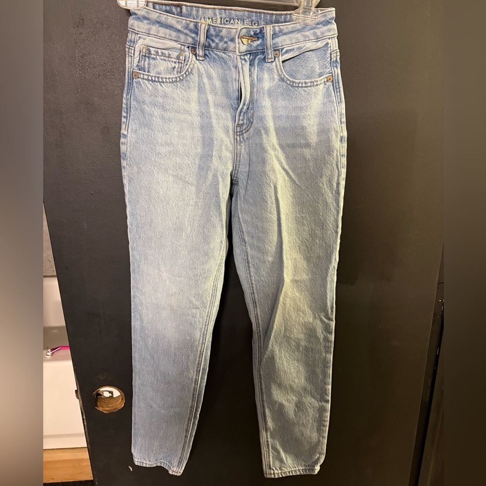 American Eagle Outfitters Sky Blue Straight Leg Jeans